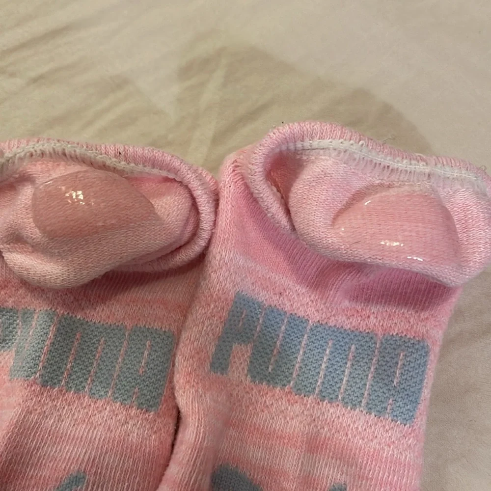 Puma Anti-slip baby pink socks
